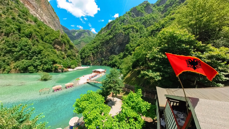 Shala-rivier bij Shkodër