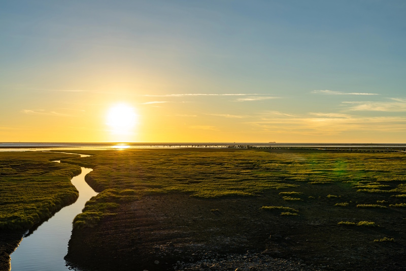Gaomei Wetlands in Taichung