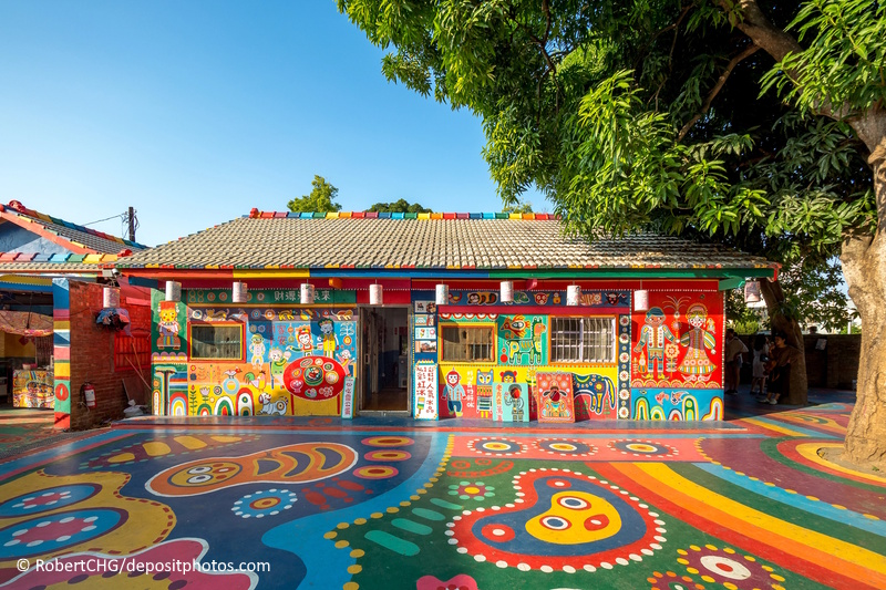 Taichung regenboogdorp