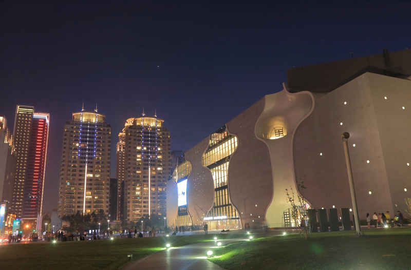Taichung theater avond