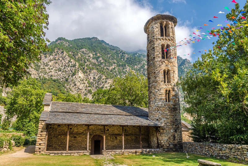 Andorra kerk Santa Coloma