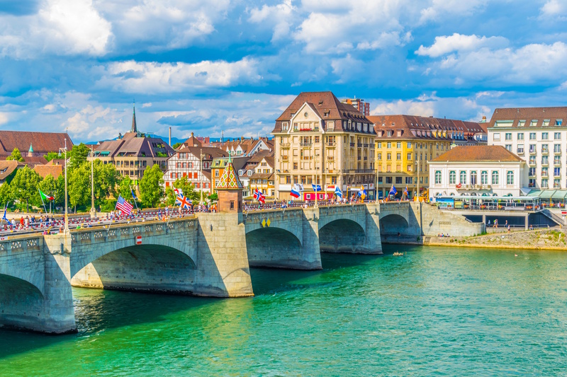 Mittlere Brücke in Basel