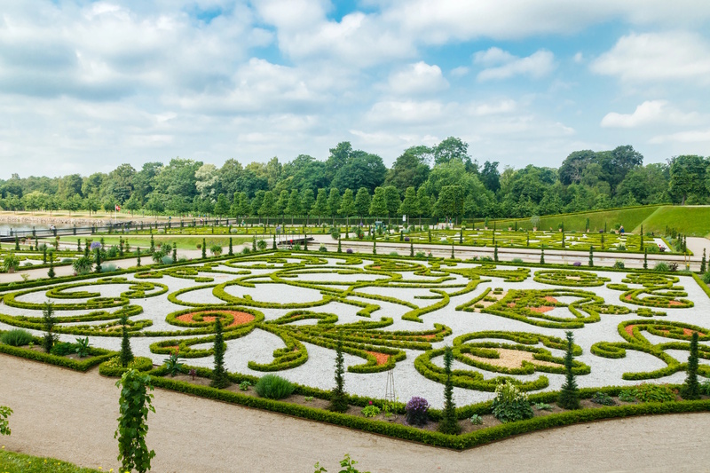 Hillerod Frederiksborg kasteeltuinen