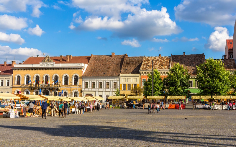 Cluj-Napoca stadsplein