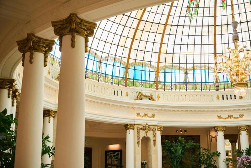 Glaskoepel Palace Hotel Madrid
