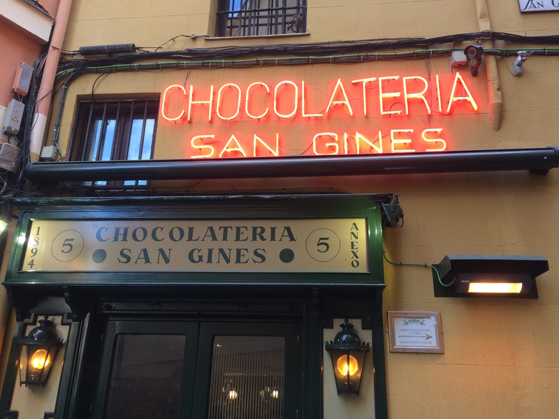 Madrid vakantie chocolaterie