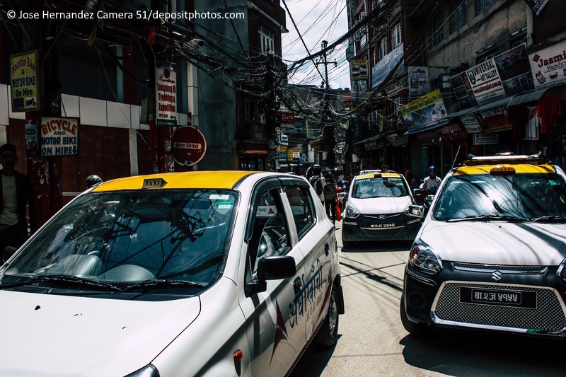 Nepal Kathmandu taxi