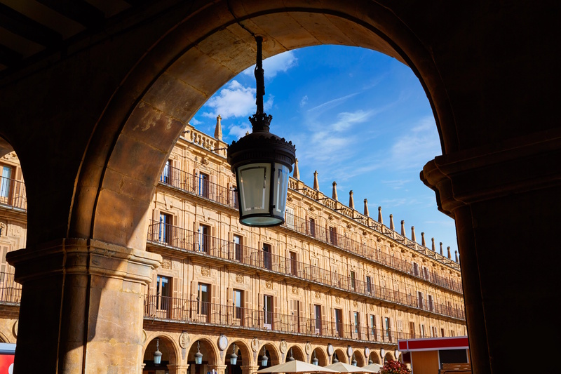Boog Plaza Mayor Salamanca