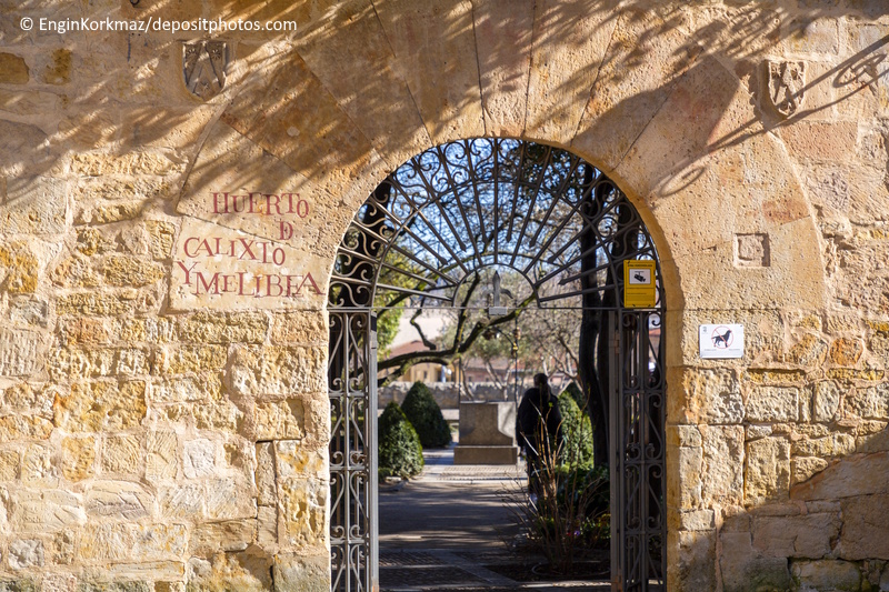 Salamanca romantische tuin