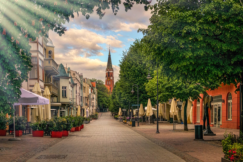 Sopot hoofdstraat