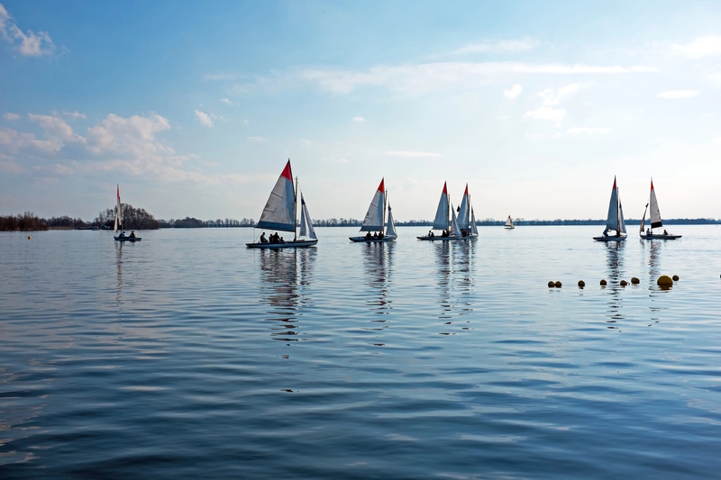 Zeilen Loosdrechtse Plassen Utrecht