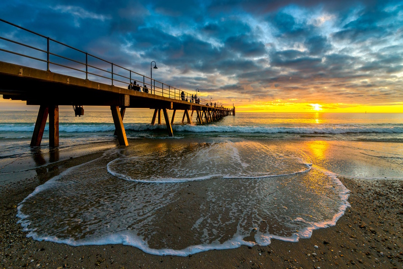 Pier Glenelg Beach Adelaide