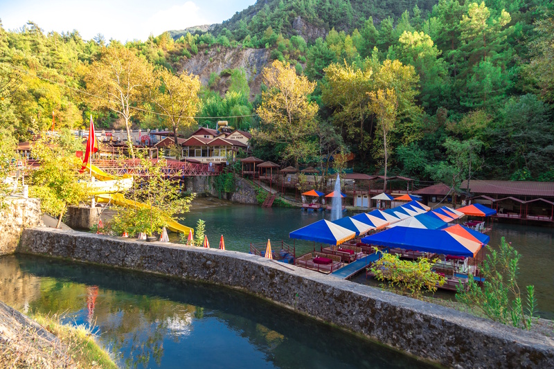 Dim-rivier bij Alanya