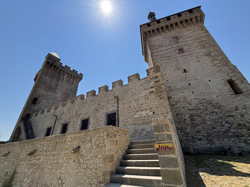 Ariège Foix kasteeltorens
