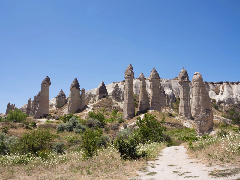 Love Valley in Cappadocië