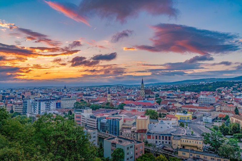 Cluj Napoca uitzicht