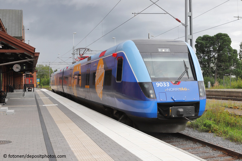 Finland reizen trein Zweden