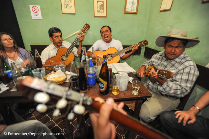 Salta peña muziek