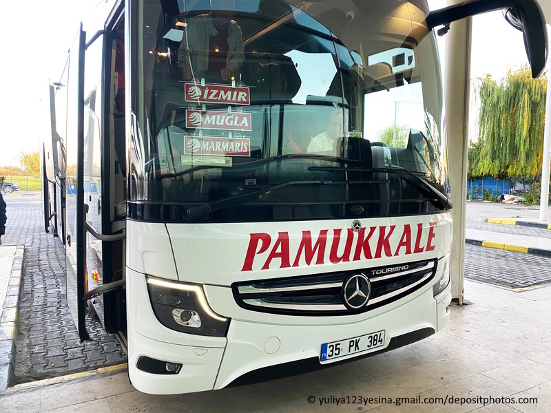Turkije bus Pamukkale