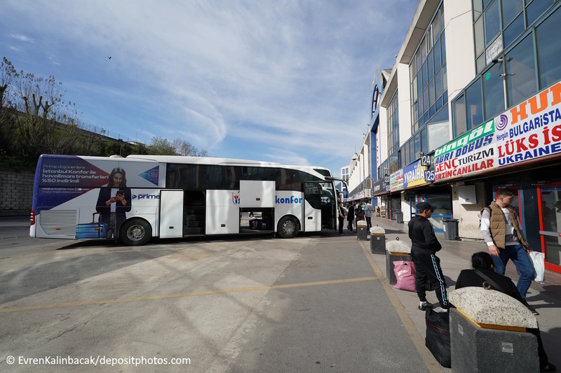 Turkije busstation Istanbul