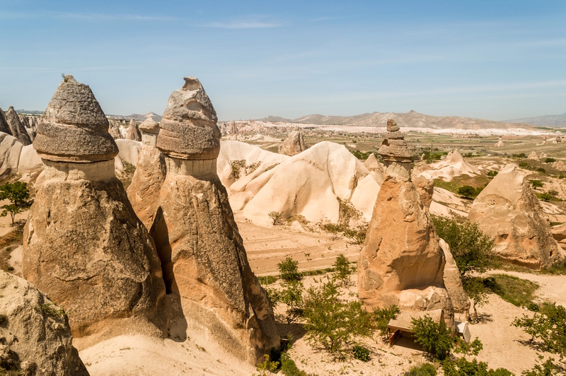 Turkije Cappadocië rotsformaties