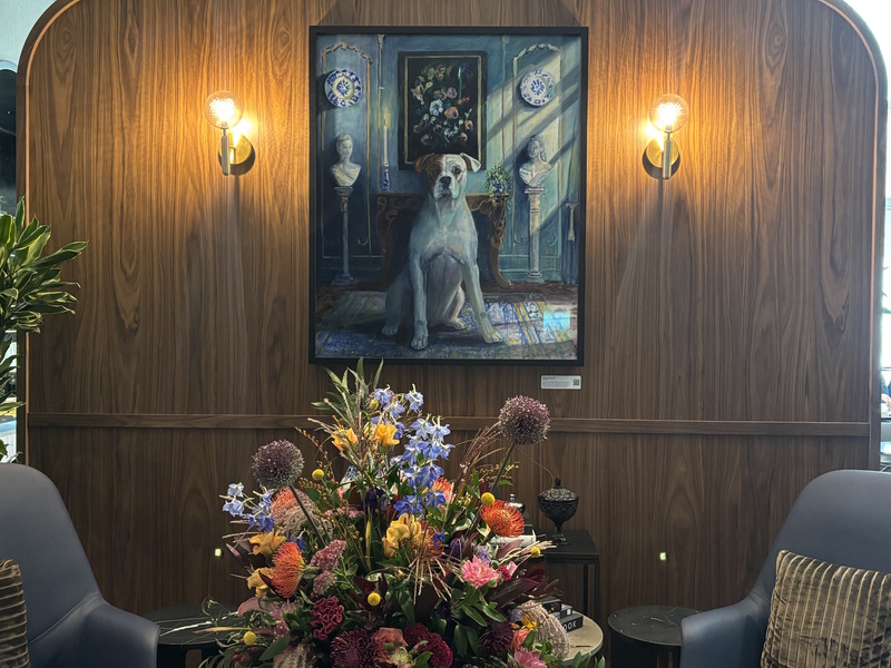 Kunst Centurion Lounge Schiphol