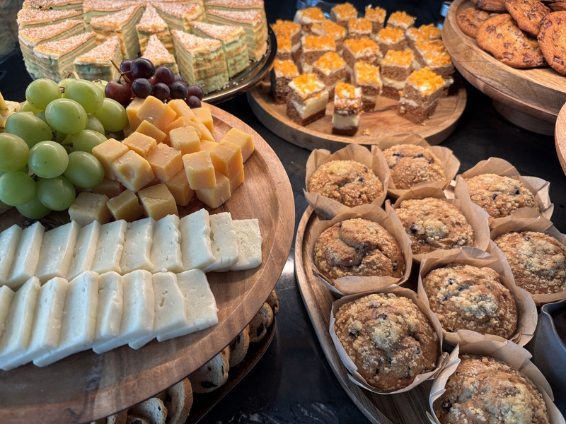 Lekkernijen Centurion Lounge Schiphol
