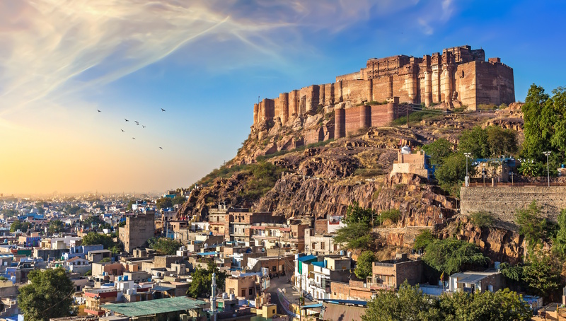 Mehrangarh Fort in India