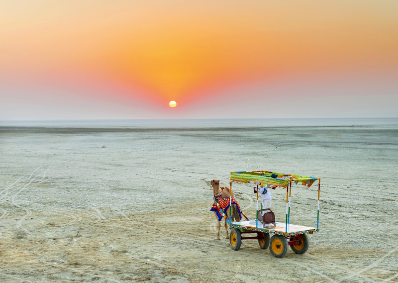 Rann of Kutch in India