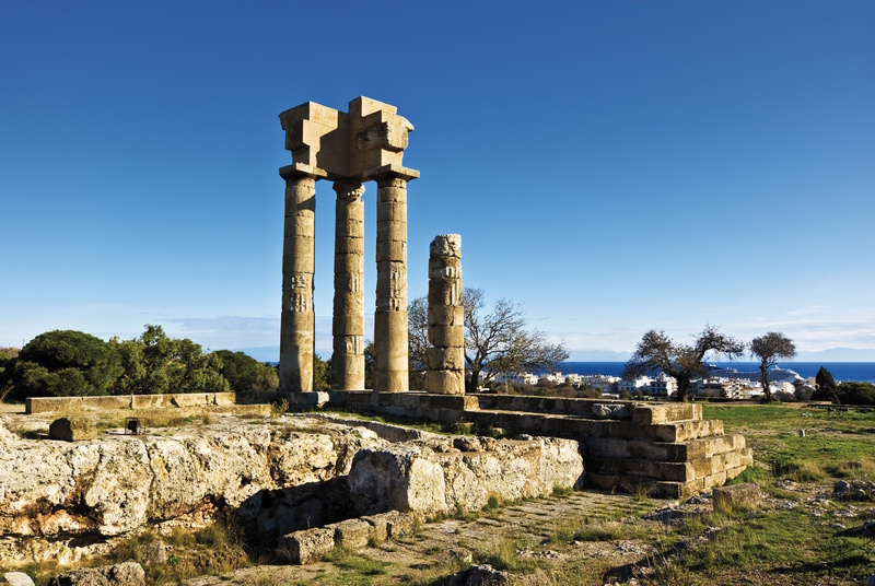 Akropolis in Rhodos-stad