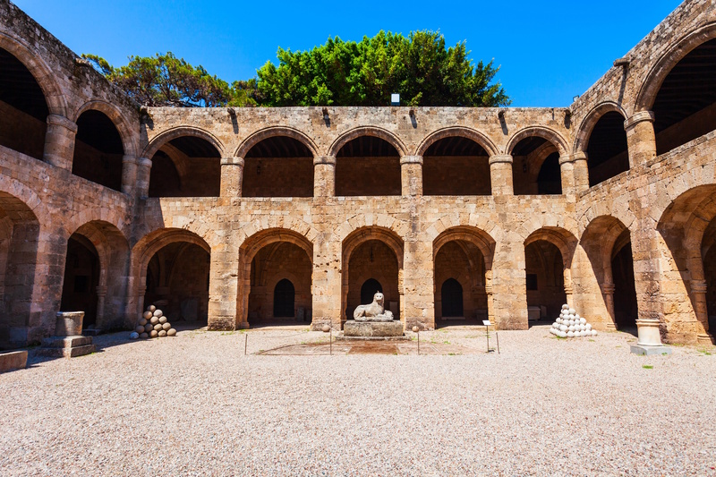 Archeologisch Museum in Rhodos-Stad