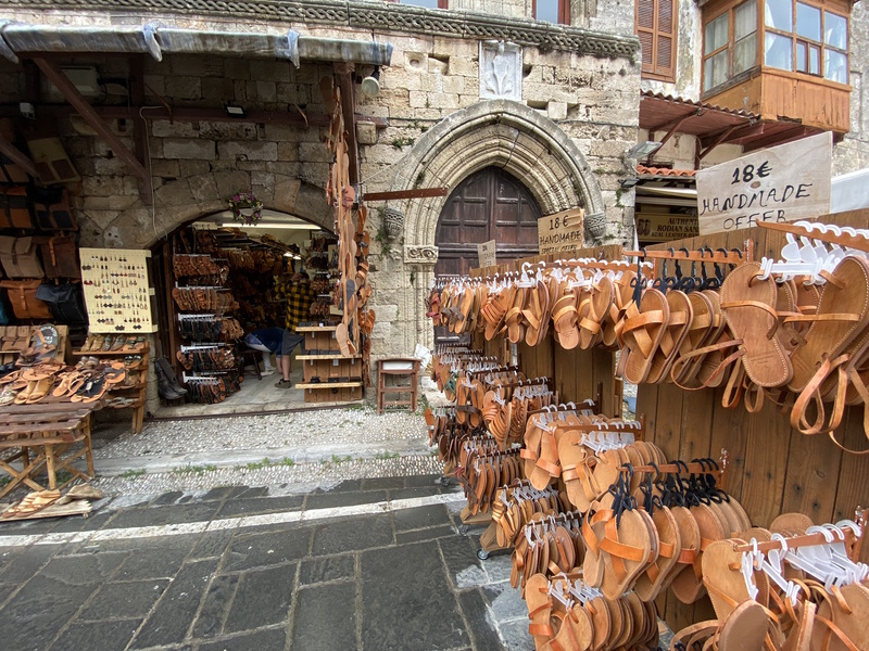 Rhodos-Stad sandalen