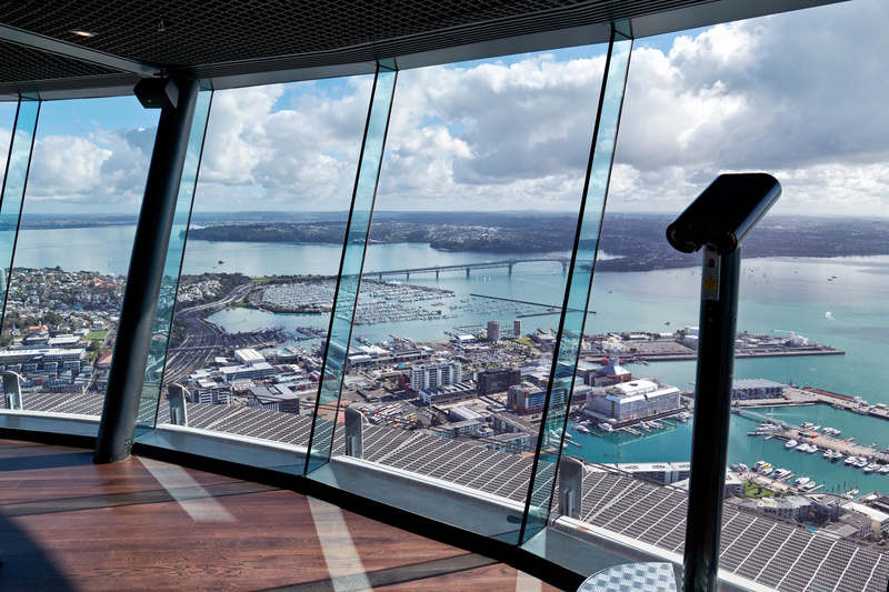 Uitzicht Sky Tower Auckland