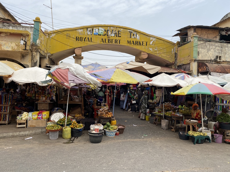 Gambia Banjul markt