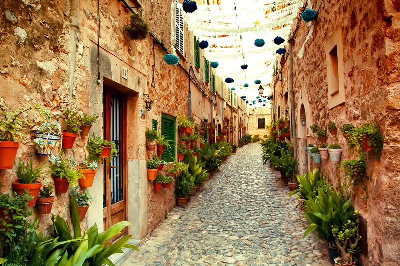 Mallorca Valldemossa straat